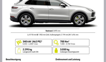 Porsche Cayenne E-Hybrid lleno