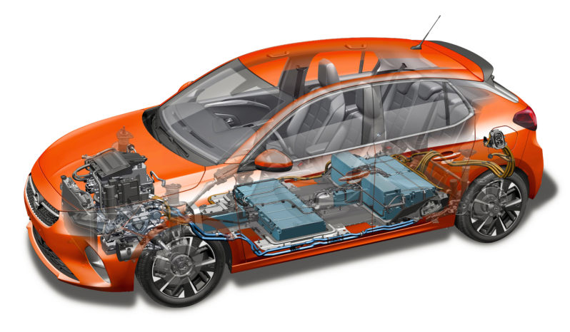 Opel Corsa-e lleno