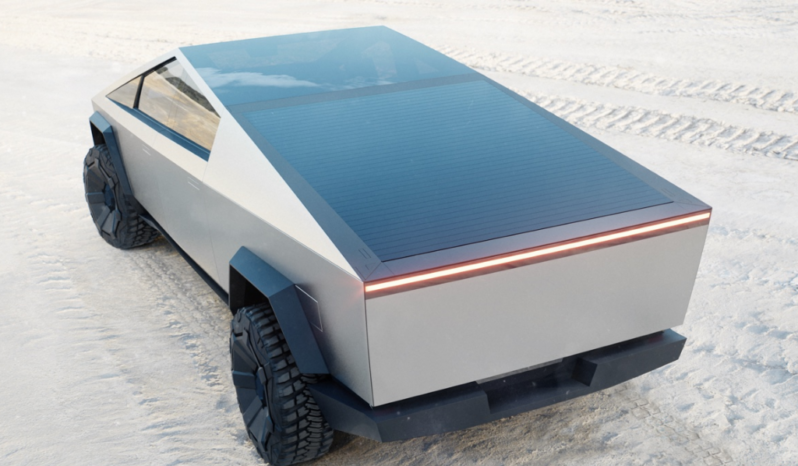 Tesla Cybertruck lleno