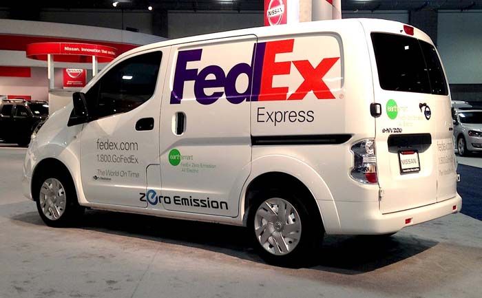 nissan e-nv200 fedex