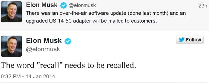 elon musk tesla model s