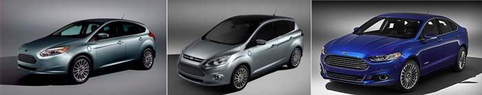 Ford eléctricos focus c-max mondeo