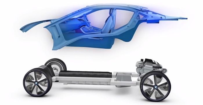 bmw i8 materiales
