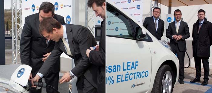 ibil nissan punto de recarga