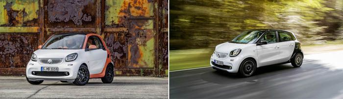 smart fortwo y forfour video