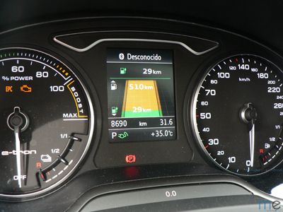 prueba a3 sportback e-tron - tablero - 400