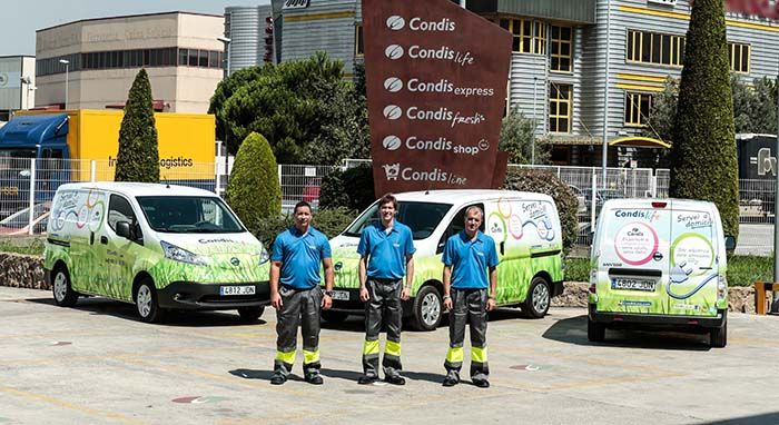 Flota e-NV200 de supermercados Condis