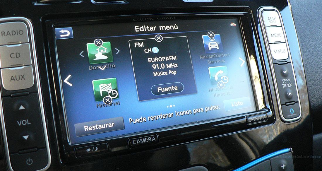 NissanConnect EV en el Nissan Leaf 30 kWh