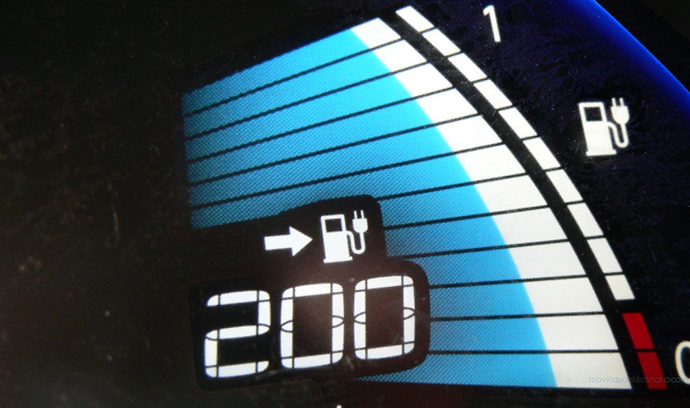 Barras de estado de la batería del Nissan Leaf