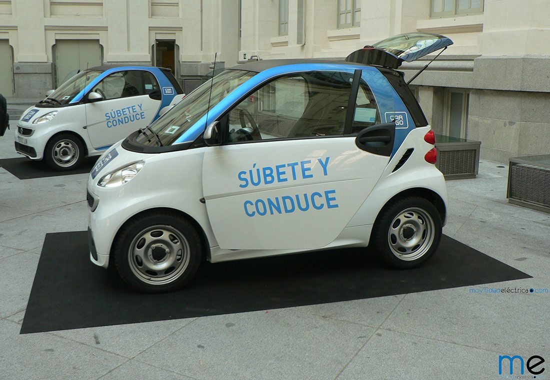 500 Smart ForTwo ED forman la flota de car2go en Madrid