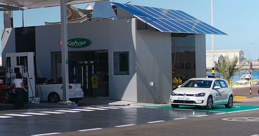 fotolinera de Fuerteventura situada en la gasolinera BP Muelle Chico