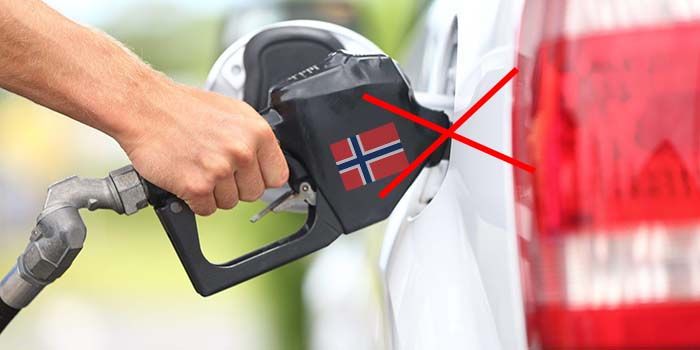 Prohibir los coches diesel y gasolina en Noruega.