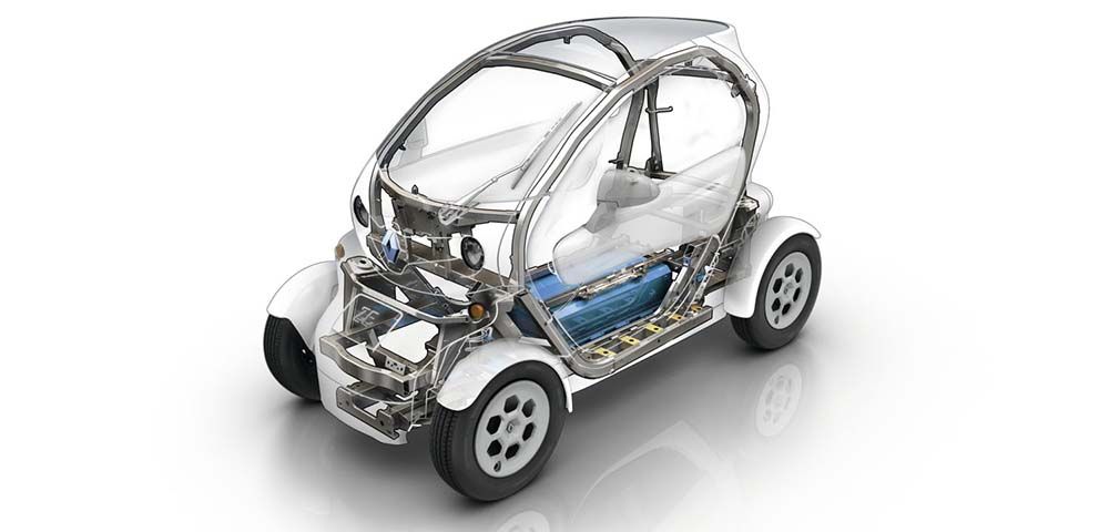 Estructura del Renault Twizy