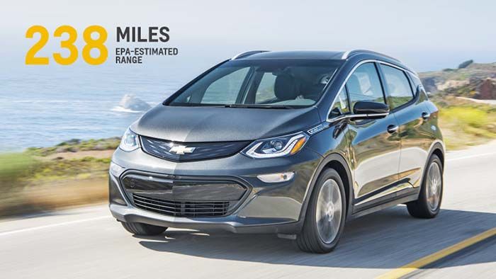 383 kilómetros de autonomía pra el Chevrolet Bolt