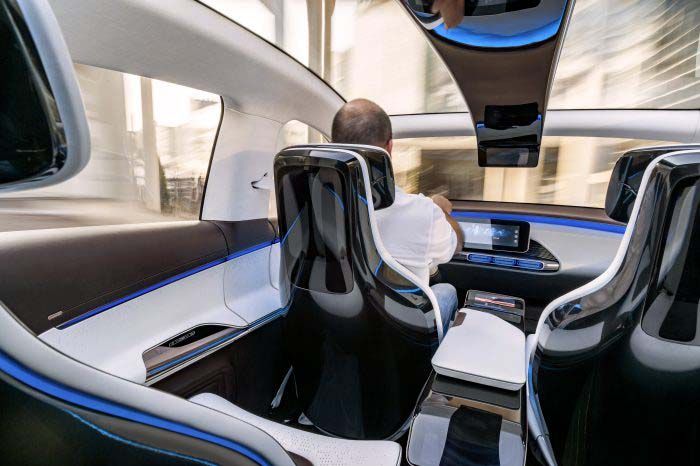 Interior del Generation EQ, el primer modelo de Mercedes EQ