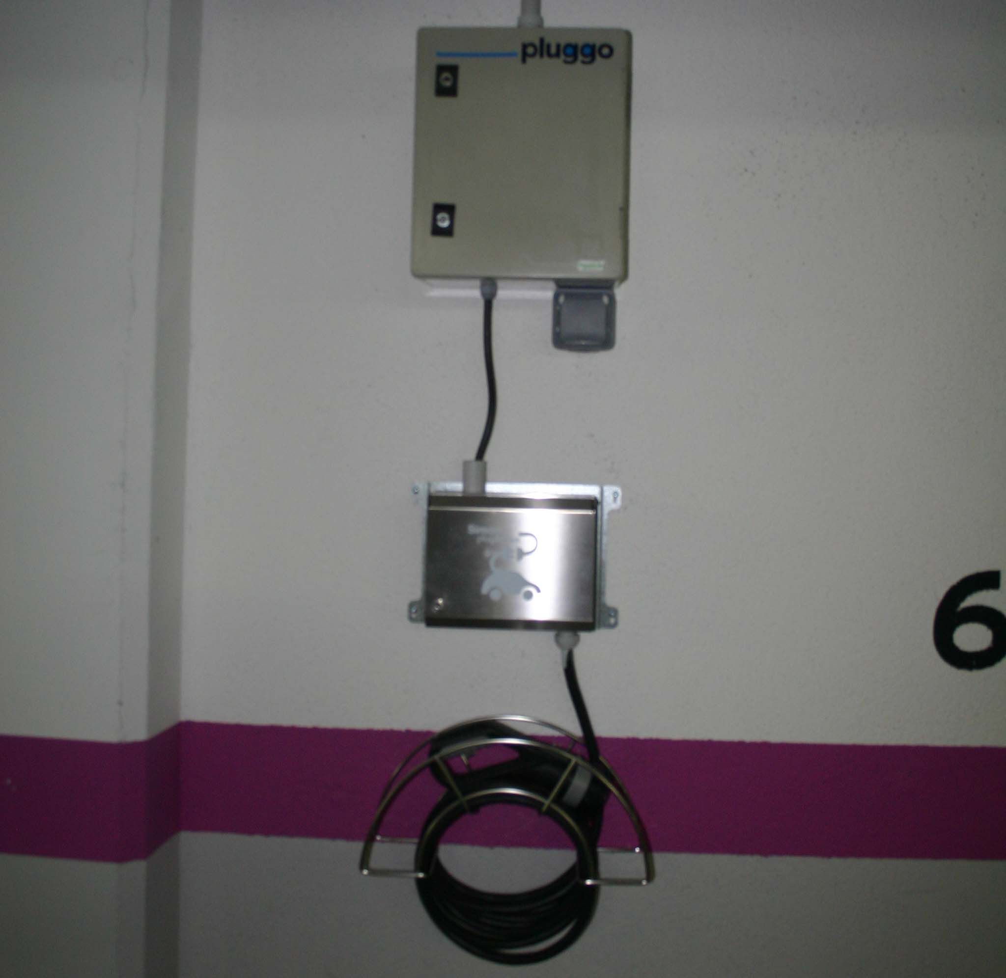 Sistema completo para recarga Pluggo en comunidades de propietarios