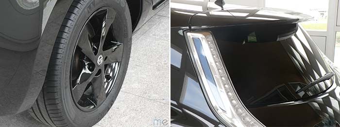 Detalles Nissan Leaf Black Edition