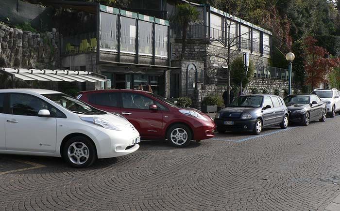 Nissan Leaf de 30 kWh en el Lago de Como