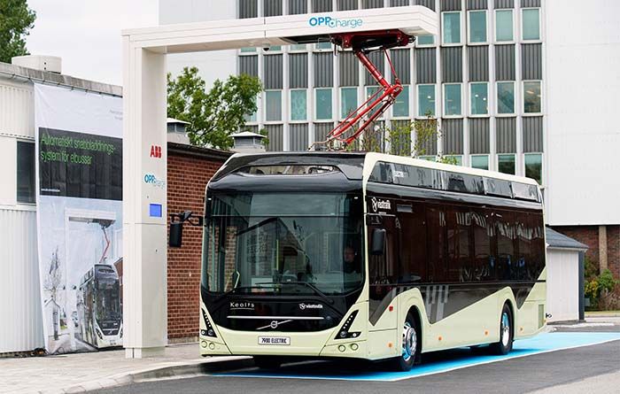 Primera estación OppCharge para carga ultra rápida de autobuses 