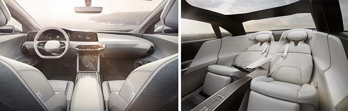 Interior del Lucid Air