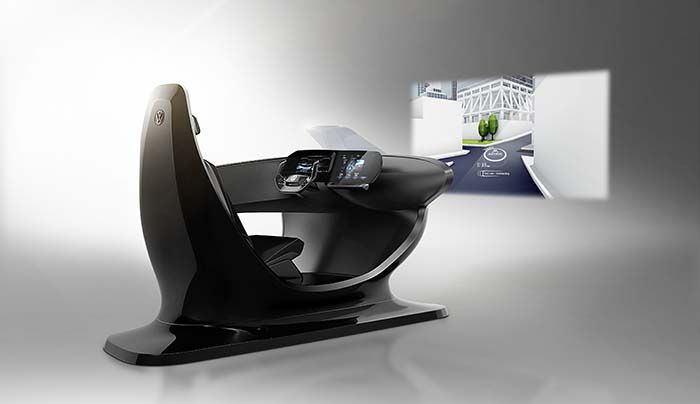 Head up display presentado por Volkswagen en el CES de Las Vegas