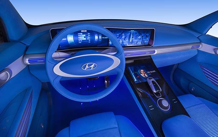 Interior del Hyundai FE Fuel Cell