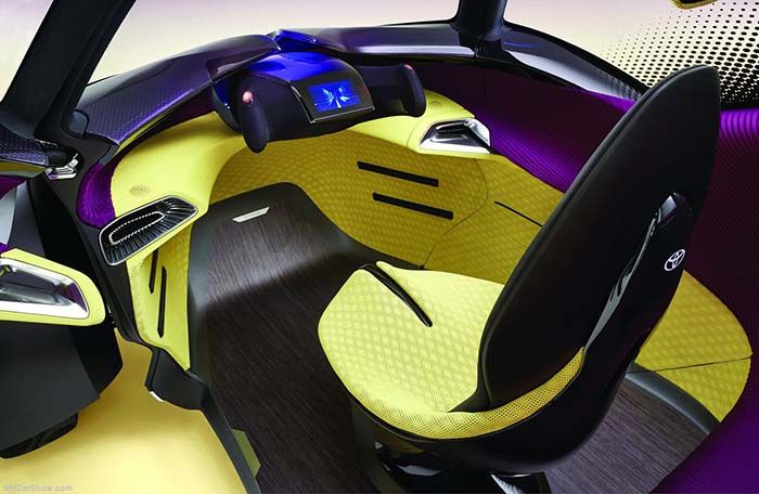 Interior del Toyota i-Tril concept