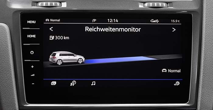 La autonomía del nuevo e-Golf aumenta hasta los 300 kilómetros