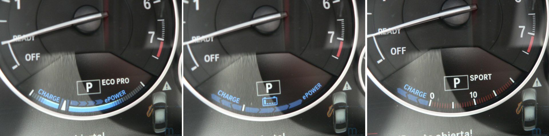 Modos de funcionamiento del BMW Serie 3 iPerformance