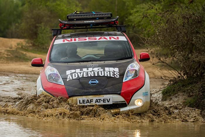 El Nissan Leaf AT-EV participa en el Rally de Mongolia