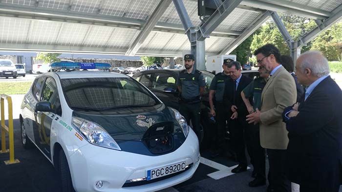 Inauguración de la Electrolinera de La Granja