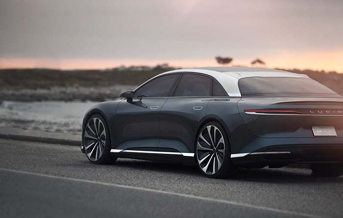 Nuevos colores del Lucid Air