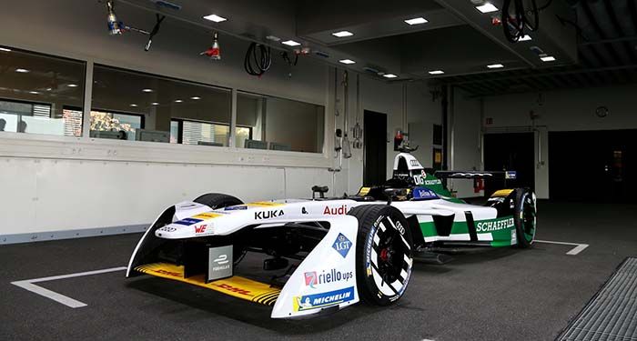 El Audi e-tron FE04 monta un nuevo sistema de propulsión desarrollado por Audi y Schaeffler