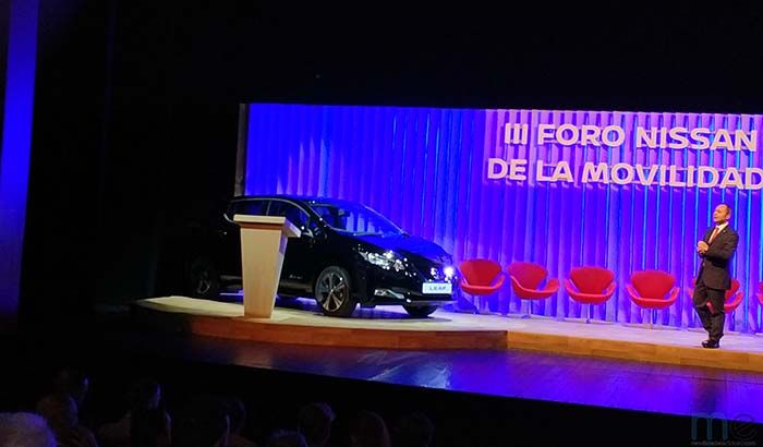 Marco Toro presenta el Nissan Leaf 2018 en el III Foro de la Movilidad de Nissan