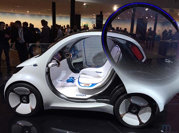 El ForTwo Vision EQ en Frankfurt