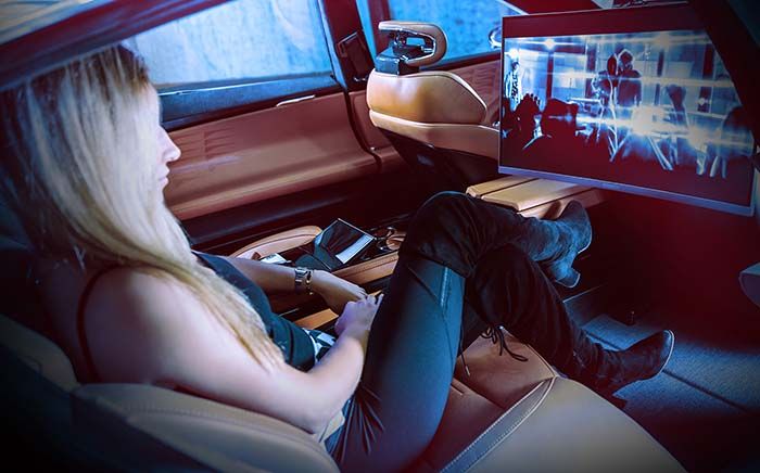Interior de lujo del Fisker Emotion
