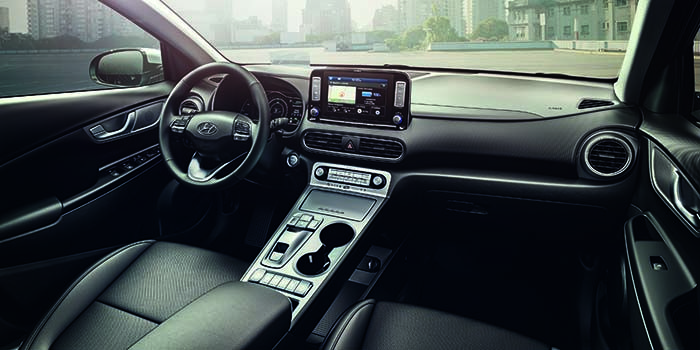 Interior del Hyundai Kona eléctrico