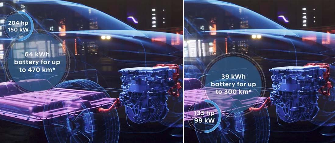 Las dos mecánicas del Hyundai Kona eléctrico
