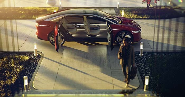 Habitáculo del Volkswagen I.D. VIZZION