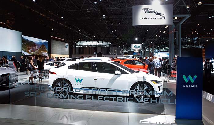 Jaguar I-Pace autónomo de Waymo