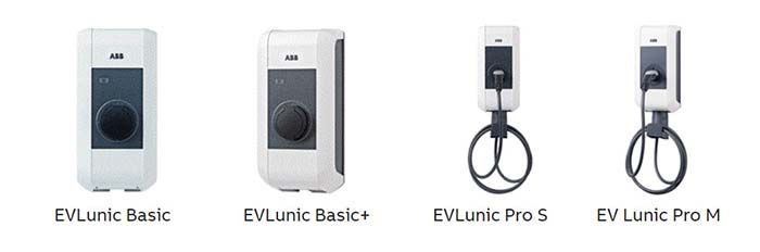 Nuevos cargadores de pared ABB EVLunic