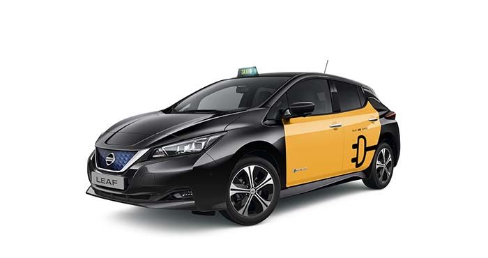 Nuevo Nissan Leaf taxi de Barcelona