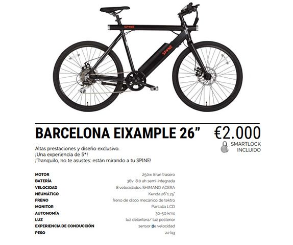 Bicicleta Spine Barcelona Eixample-26