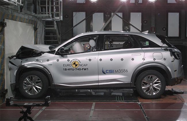Hyundai Nexo durante las pruebas Euro NCAP