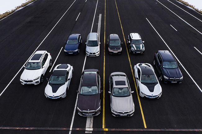 Amplia gama de opciones electrificadas del grupo BMW.