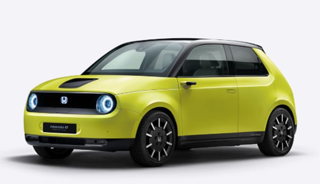 Cinco colores para el urbano compacto eléctrico Honda e.