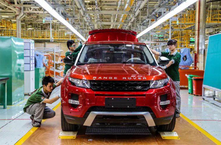Planta de Chery Jaguar Land Rover Automotive Company. Changsu, al norte de Shanghái.