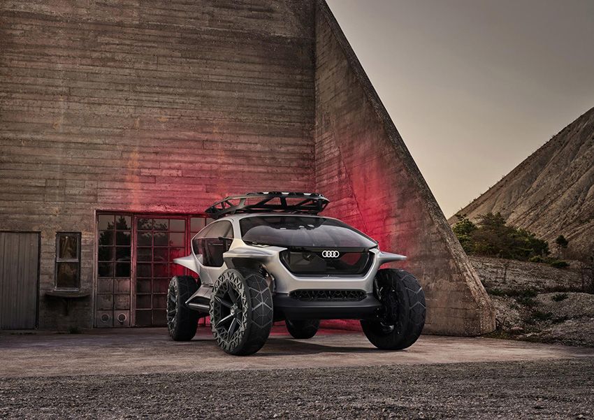 Audi AI:TRAIL, un vehículo diferente, para un uso off road sostenible.