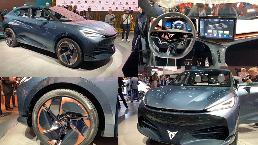 El CUPRA Tavascán debuta en el Salón de Frankfurt 2019.