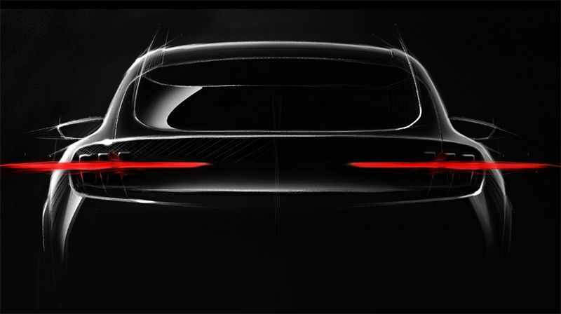 Teaser de Ford sobre el SUV eléctrico que lanzará en 2020.